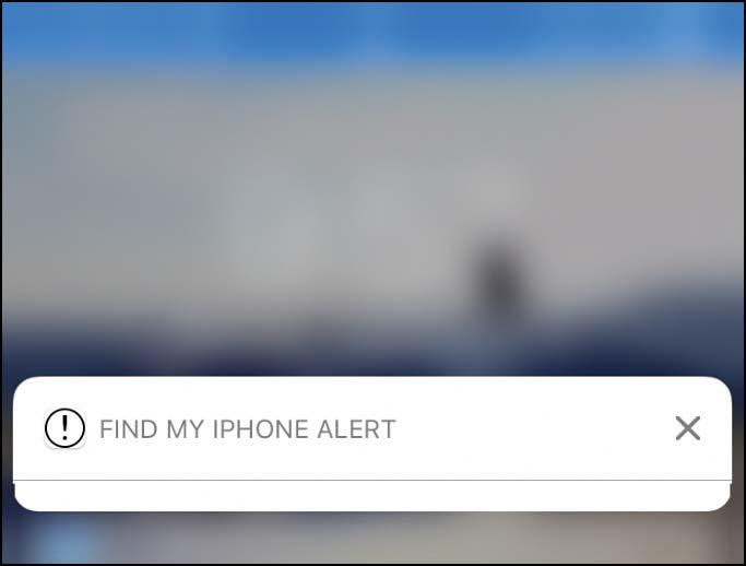 2 Passcode Not Required When your iphone is locked, a passcode is not required to stop the alert sound playing and to delete the alert. Therefore, anyone can do this.