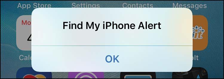 16 Chapter 16 Maintaining and Protecting Your iphone and Solving Problems 5 If the iphone isn t locked when the alert plays, tap OK to stop the sound and close the alert.