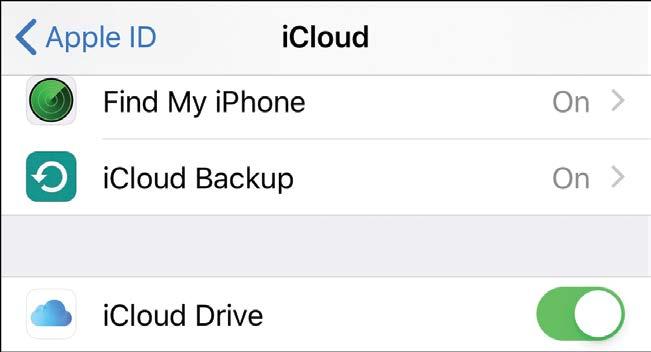 5 Tap icloud Backup. 6 Tap Back Up Now.