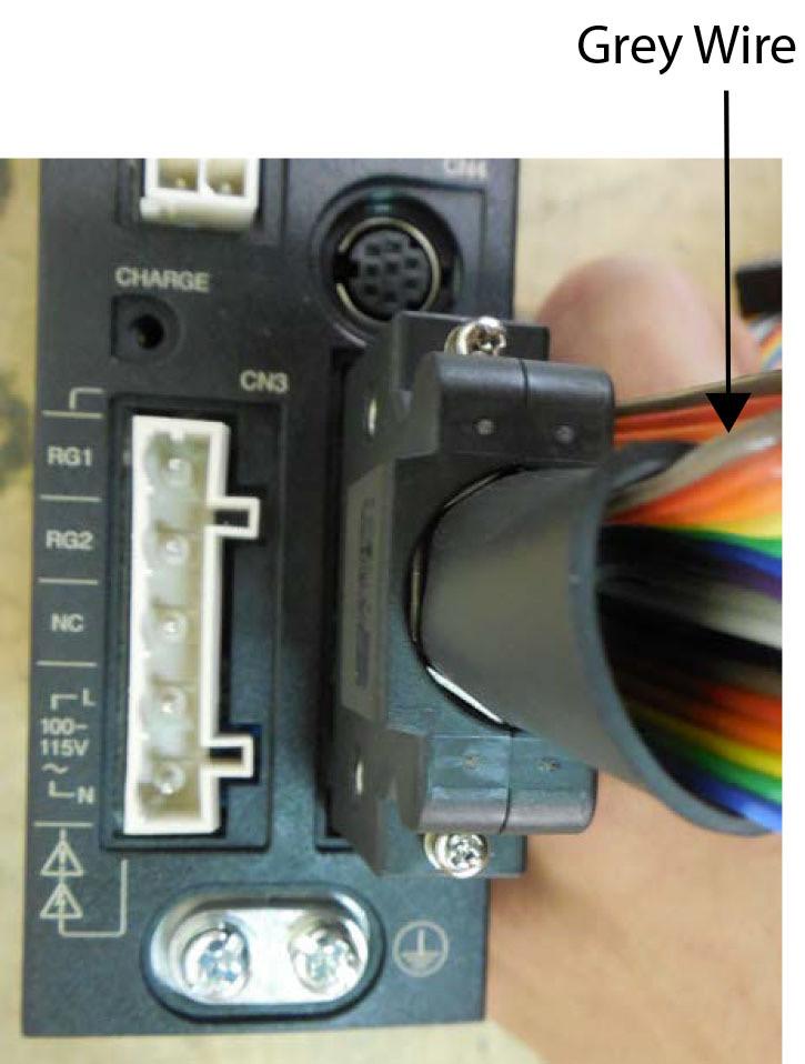 Connect the other end of the wire to one of the bottom terminals on the driver marked with the