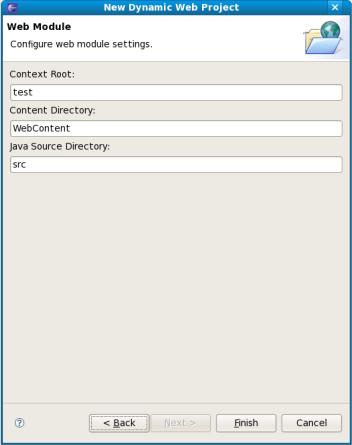 Configure JBoss Web Service facet settings Figure 2.