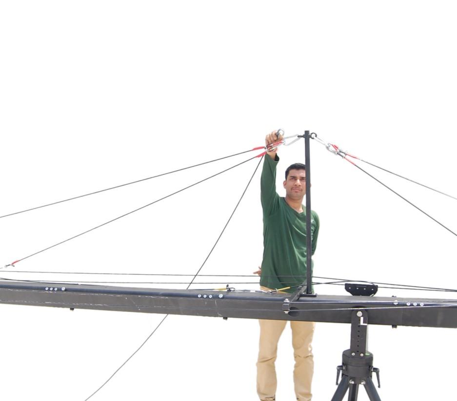 Proaim 40ft NILE Camera Crane Package 10 Now attach red hook to the cable guide