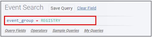Select the time-period and click 'Search' Events matching the custom query will be displayed. See 'View Query Results' for more information.