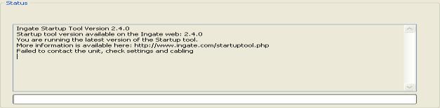 Possible Problems Ingate Unit on a different Subnet or Network Despite your best efforts Possible Resolution Tool or Console The Startup Tool uses an application called Magic PING to assign the IP
