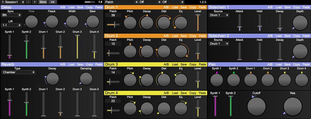 screen by using the MACRO and MOD buttons on the mixer section. 3.1.
