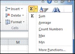 seen when changes are made UNTIL THE FILE IS SAVED. If you make a mistake, click UNDO for previous step. Using AutoSum for Addition AUTOSUM is a built-in Excel formula for addition.