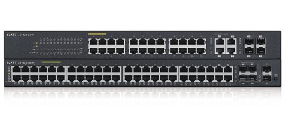 The Zyxel GS1920 Series of switches fulfills these expectations with support for 24/48 100/1000BASET PoE Plus or nonpoe copper ports, as well as nonblocking performance and highpower budget support