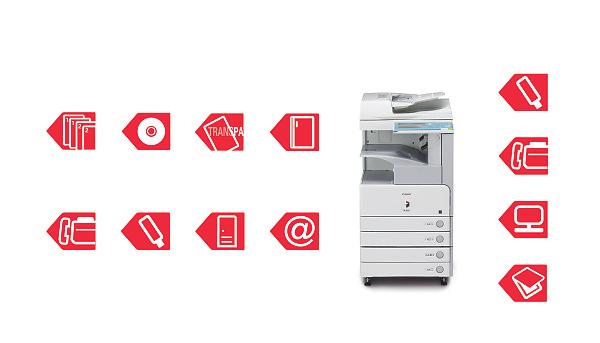 Canon ir3200 series Versatile multifunctional printer for the office Seamless workflow integration simplifies production An ir3200 system is designed for easy network integration, so installing it on