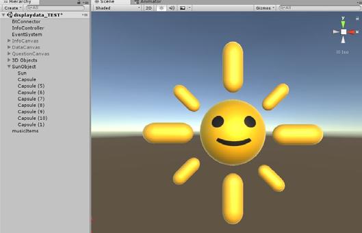 Rajah 4 Objek 3D Matahari 5.1.