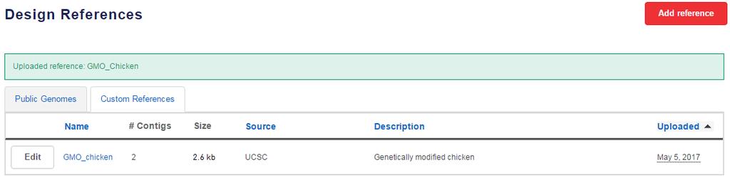 Chapter 1 Get started with Ion AmpliSeq Designer Create and manage reference genomes 1 2 Associated organism for primer specificity check Click to view the dropdown menu containing list of organisms.