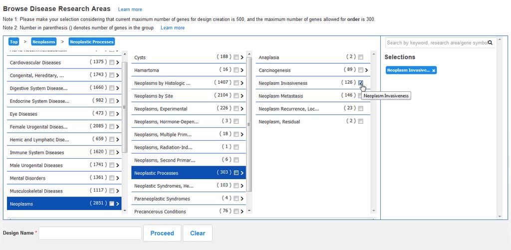 2 Chapter 2 Start a new Ion AmpliSeq panel design, or browse Ion AmpliSeq Ready-to-Use Panels Start a new Ion AmpliSeq On Demand Panel design 3.