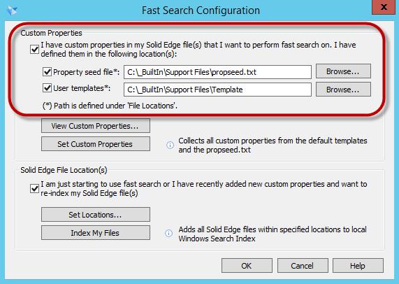 txt Solid Edge Template files These files must be centrally located for multi-users Setup Fast Search