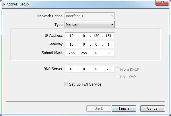 NOTE: Some functions of the Setup menus might not be supported depending on the network device s model. IP Address Setup You can change the IP address of the network device.