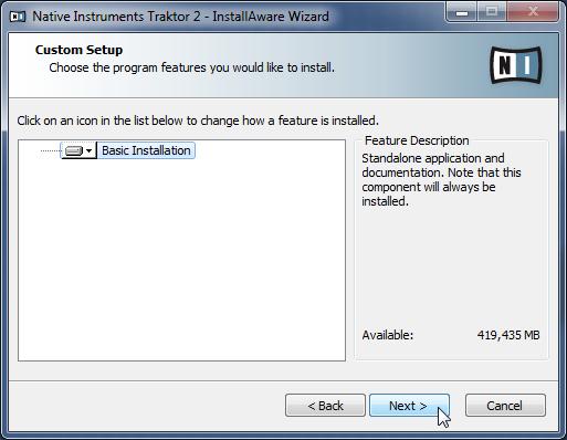 Software Installation Installation on Windows 2.3.1 Locate and Start the Installation Program 1. Locate and unpack the downloaded installer package file on your computer. 2. Double-click the Traktor 2 Setup.