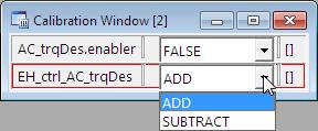 For convenience, EHOOKS creates an A2L function group, called EH Offset_Controls, containing all the offset control calibration characteristics (see Section 6.6, A2L Function Groups).