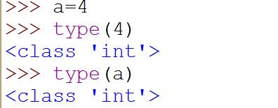 Variable Internals The Type of an Object Pay attention to the following command- here 4