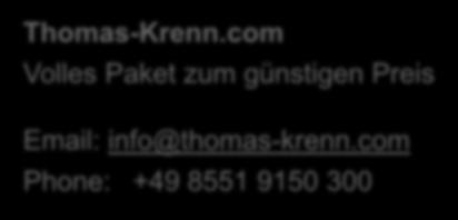 33 Go vsan! Thomas-Krenn.com Volles Paket zum günstigen Preis Email: info@thomas-krenn.