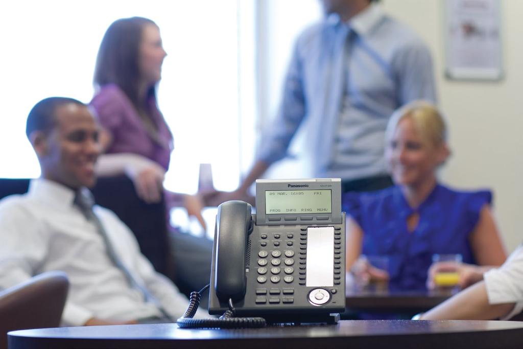 Calls can be made in places where traditional phones are not available, whilst keeping down call costs, e.g. Airports, customer offices, or even your home broadband network.