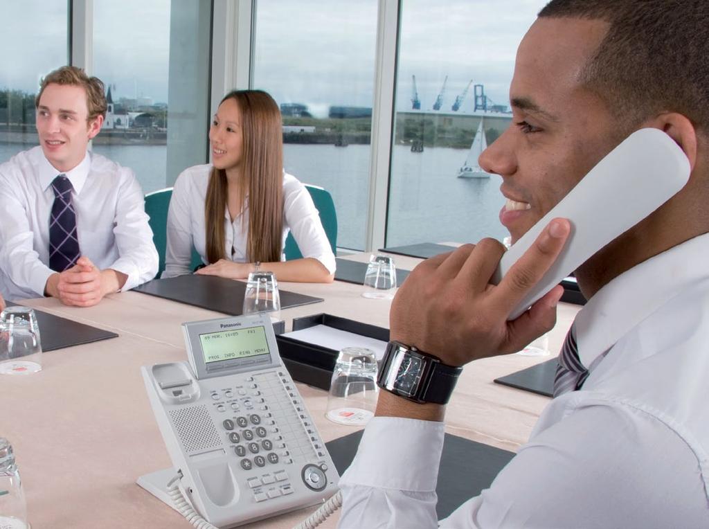 These easy to use, advanced business class telephone terminals are designed for effective daily communications.