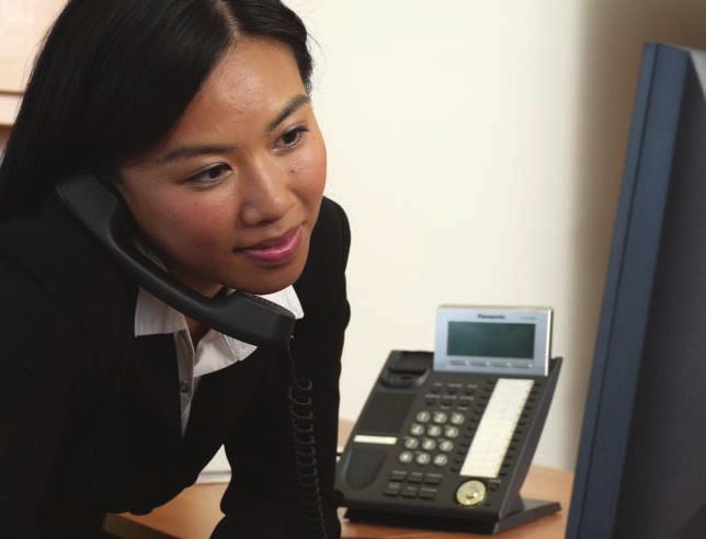 KX-NT300 The Perfect Team Player The Panasonic KX-NT300 Series advanced IP desktop phones are designed for