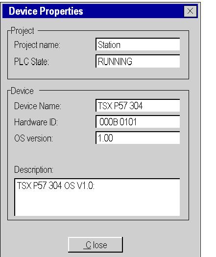 OS Check Step Action Result 5 Select the active node Node: SYS-PLC and click on the Properties button.