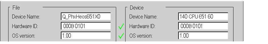 Description of Screens Green Marker Representation: Meaning: Property To be transferred Current Hardware ID Operating system file = Operating System OS version Operating system file Operating System