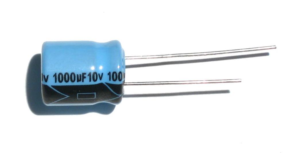 Capacitor: These store electricity to be released at a later point They are rated