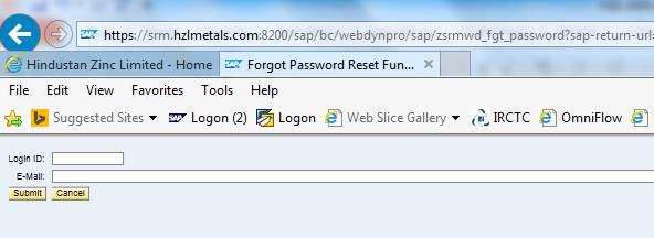 How to excess password forgotten link If you clicked on Password forgotten then following screen will be opened- 1. Give your User ID here 3. Click on submit 2.