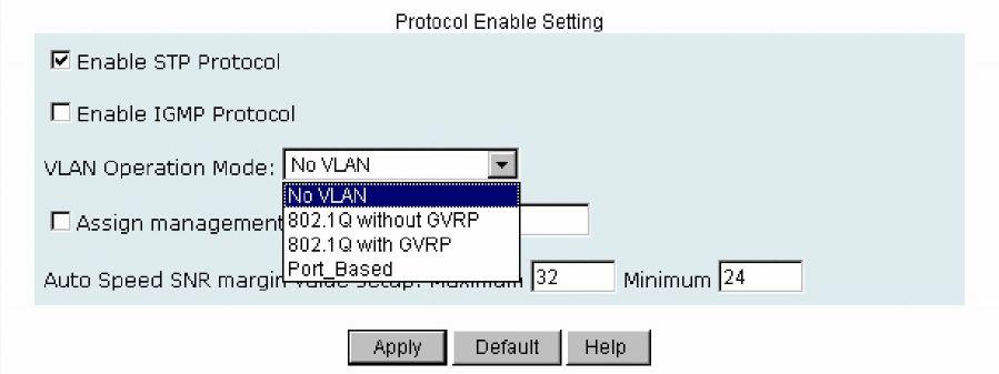 GVRP (GARP [Generic Attribute Registration Protocol] VLAN Registration Protocol) GVRP allows automatic VLAN configuration between the IP DSLAM and nodes.