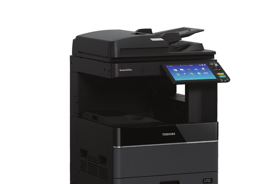 Toshiba s exclusive e-bridge Print & Capture application enables users additional printing features and the ability to scan documents back to their tablets or smart phones.