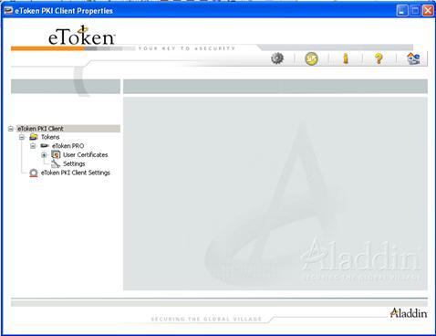 2. Click on advanced view (highlighted above). 3. Expand the User Certificates by clicking on the plus sign (+).