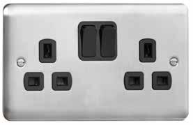 Terminals on sockets are top facing and have a large lead-in with captive, backed out terminal screws to aid cable installation.