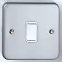 Vimark Metalclad Socket Outlets Complete with surface mounting box Selected products available with and without knockouts in mounting box Top facing terminal screws Bold terminal markings