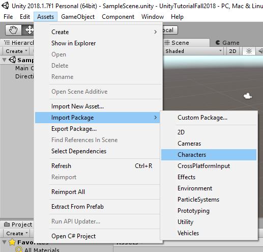 Hit the Import button at the bottom of the Import Unity Package dialog box once it pops up.