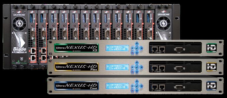 HD/SD-SDI and Composite Video Automation Servers (Continued on Next Page) Series High-Definition Video Servers Video Server Series Features Network-Managed HD/SD Automation Controller and Digital
