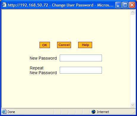 Web Manager for KVM/net Plus Administrators 2. Select the name of the user whose password you want to change. 3. Click Change Password.