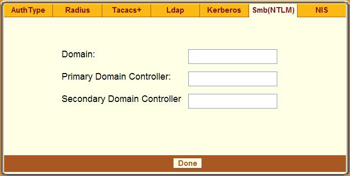 Configuration For example, for the LDAP domain name cyclades.com, the correct entry is: dc=cyclades,dc=com. 5. Click Done. 6. Click apply changes. The changes are stored in /etc/ldap.
