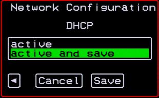 Web Manager for KVM/net Plus Administrators Selecting Configure>Network>Network from the OSD Main Menu brings up the DHCP screen, which is the first in a series of configuration screens that appear