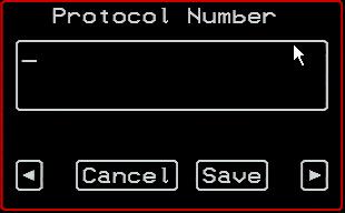Protocol Choices are All, Numeric, TCP, UDP, ICMP. Protocol Number Appears only if Numeric is selected from the Protocol menu.