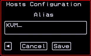 Alias Optional alias of the host Static Routes Configuration Screens You can select the Static Routes option from