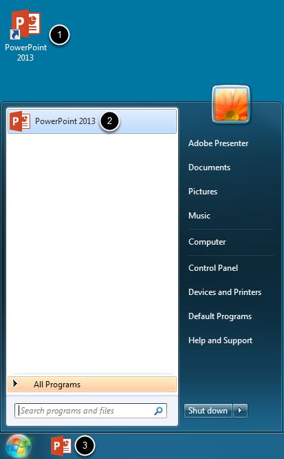 Publishing with Adobe Presenter 10 (Detailed) Open PowerPoint Find PowerPoint and open it by clicking its icon.