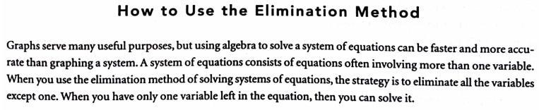 You can determine the nature of the solutions of a system without actually graphing them.