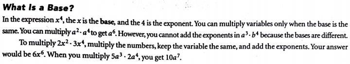 Multiplying with Exponents The rules for multiplying expressions with exponents may appear to be confusing.