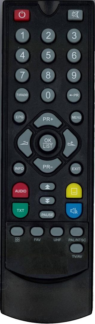 GENERAL INFORMATION GENERAL INFORMATION RCU Key Function Turns power ON/OFF When watching a channel, mute the sound 0~9 TV/RADIO PR FAV SHIFT FIND INFO MENU PR+, PR- PAGE+,PAGE- OK, LIST EXIT EPG L R