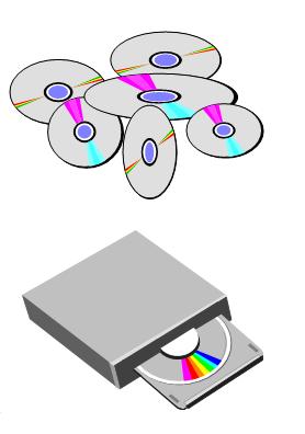 Memorija - Masovna memorija Masovni memorijski medij CD ROM (Compact Disk Read Only Memory) Optički disk 15,000 tracks po inču.