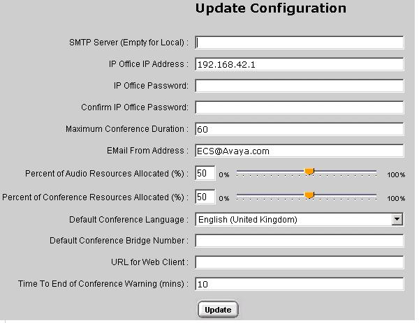Conferencing Center Configuring Conferencing Center Once Conferencing Center is installed, configuration changes can be made in the Conferencing Center Scheduler.