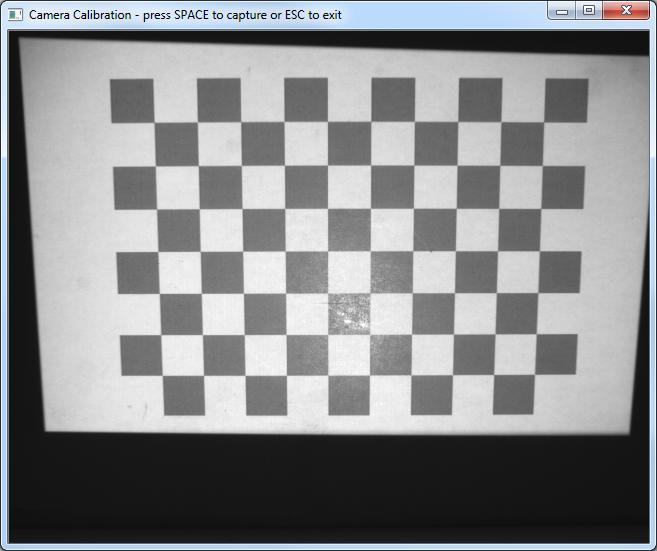 Calibrating the Camera Watch out for Software won t find the chessboard if