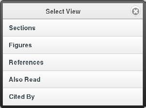Browse your list of favored articles by selecting Favorites from the Home screen; further details on the save functionality can be found in the Saving Content section. 4.