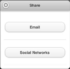 SOCIAL NETWORKING Using your social network account to log in You can log into the RP Mobile site using your social network credentials, as follows: 1. Tap the settings icon. 2.