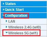 How to configure the 5GHz wireless connection on your modem The Billion 7800VDOX has the extra capability to configure a wireless connection